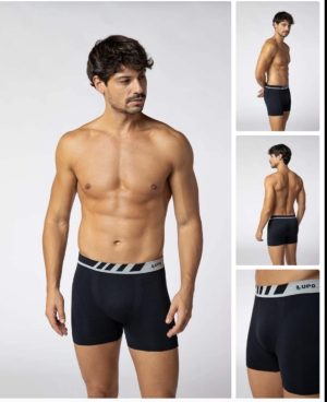 Cueca Boxer Microfibra Sem Costura Lupo
