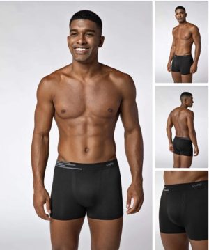 Cueca Boxer Microfibra sem costura Lupo