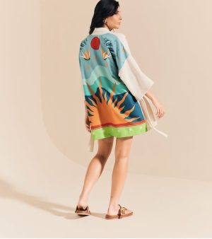 De Chelles  Conjunto Kimono Crepe