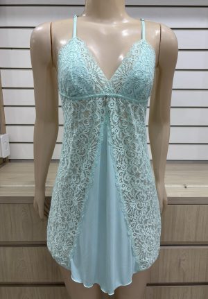 Recco Camisola De Microfibra Com Renda